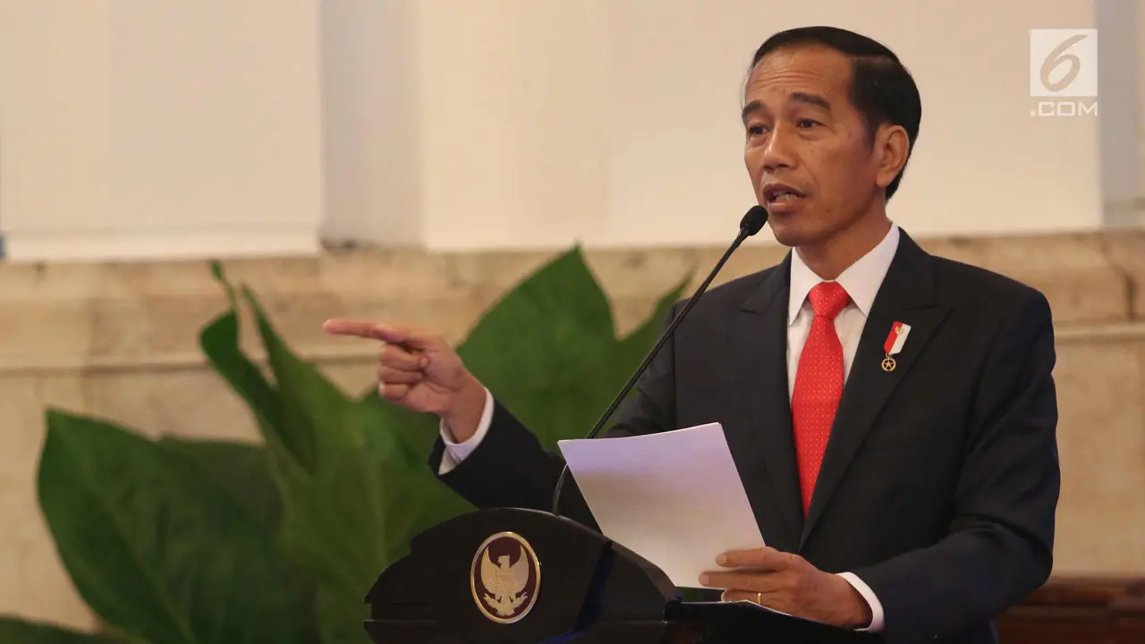 Presiden Jokowi Buka Raker Kemendag 2018 di Istana Negara