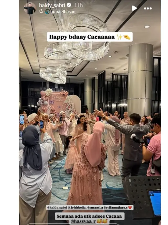 6 Potret Ultah Hassya Anak Sambung Irish Bella, Menawan Pakai Outfit ala Princess