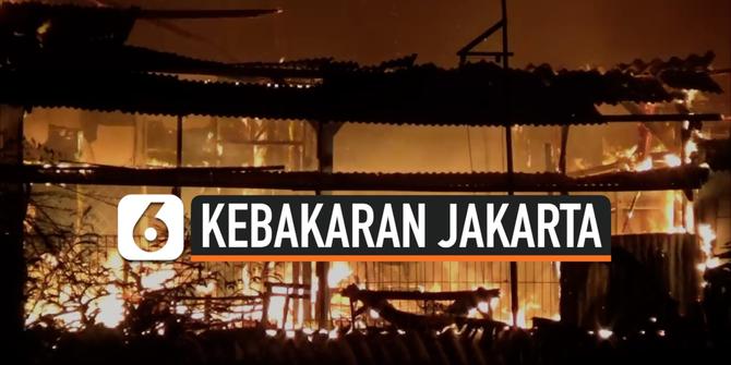 VIDEO: Ledakan Kompor Hanguskan Belasan Rumah Kontrakan
