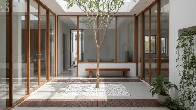 Inner Courtyard Minimalis (Gemini AI)
