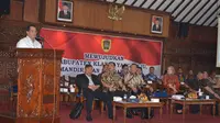 Wakil Ketua Badan Legislasi DPR RI Firman Soebagyo memimpin Tim Baleg DPR melakukan sosialisasi Undang-Undang Desa.