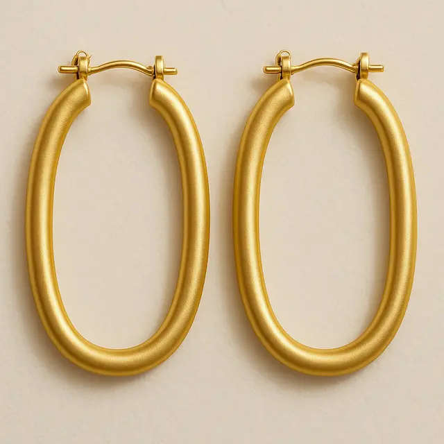 Model Anting Emas yang Cocok untuk Wajah Bulat (Foto: ChatGPT)