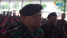 Jenderal Gatot berpesan kepada para prajurit untuk meletakkan kepentingan rakyat di atas segala-galanya.