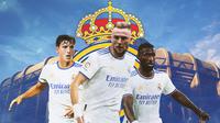Real Madrid - Pau Torres, Milan Skriniar, Antonio Rudiger (Bola.com/Adreanus Titus)