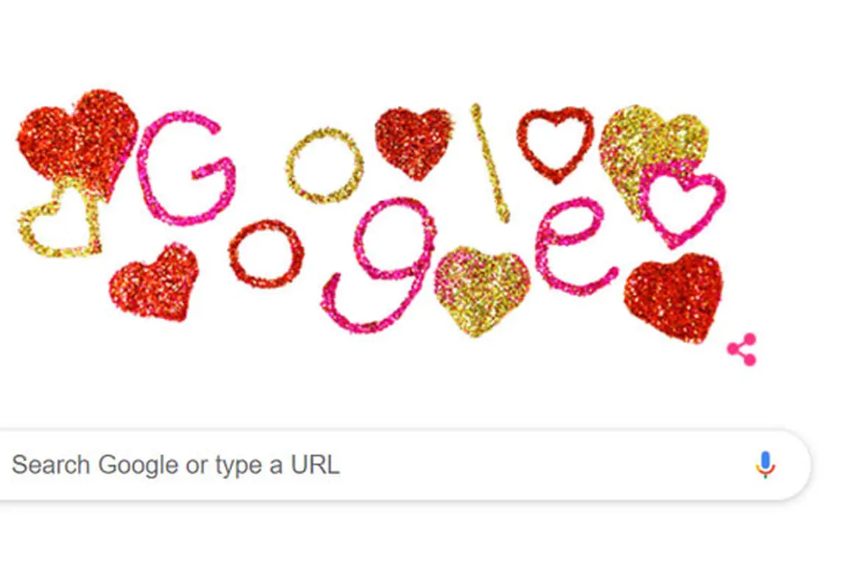 Google Doodle Hari Valentine 2021