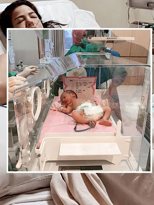 Pendarahan 3 Liter, Ini 6 Potret Perjuangan Alice Norin Melahirkan Anak Kedua