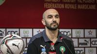Pelatih Timnas Maroko, Walid Regragui. (AFP/Fadel Senna)