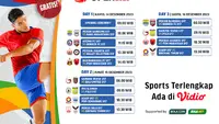 Jadwal dan Link Streaming Nusantara Open 2023 di Vidio