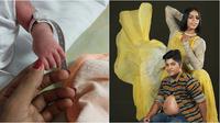 Potret maternity shoot pasangan transgender yang viral melahirkan. (Sumber: Instagram/paval19)