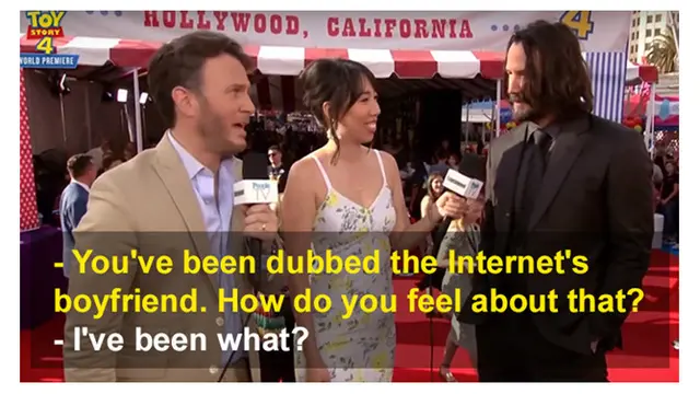 Viral Jadi 'Pacar Idaman' di Media Sosial, Begini Reaksi Lucu Keanu Reeves