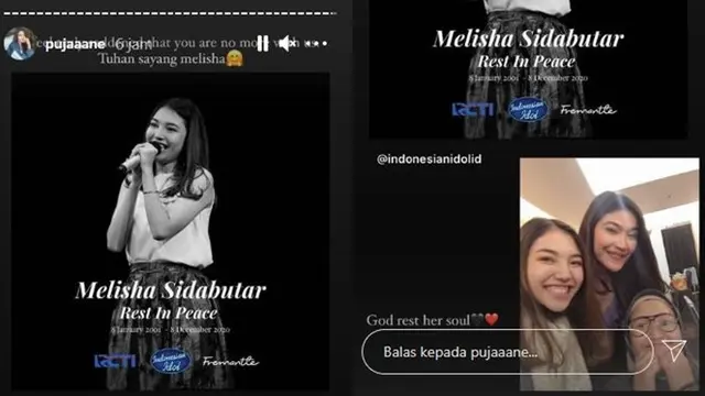 Melisha Sidabutar Indonesian Idol Meninggal Dunia, Ini 6 Ucapan Duka Juri dan Kontestan