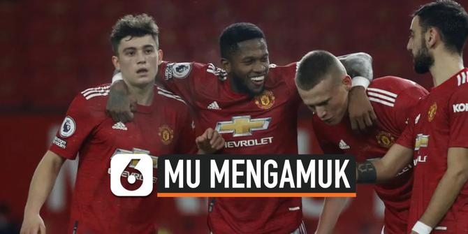 VIDEO: Manchester United Ngamuk, Pesta 9 Gol Bungkam Southampton