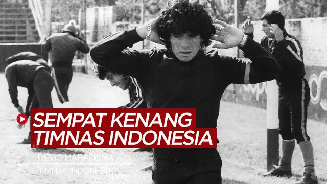 VIDEO: Sebelum Meninggal, Diego Maradona Sempat Mengenang Momen Bersama Timnas Indonesia di Piala Dunia U-20
