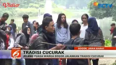 Kebun Raya Bogor Dipadati warga yang ingin melakukan Tradisi Cucurak makan bersama menyambut bulan Ramadan.