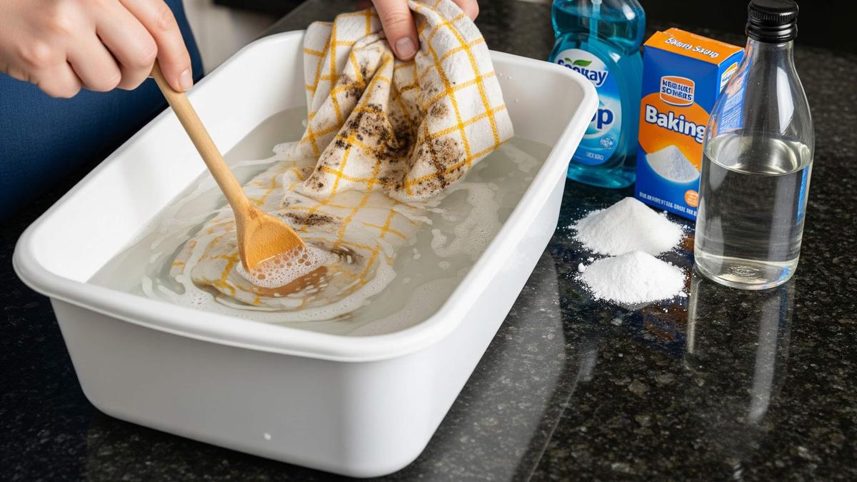 7 Cara Mencuci Serbet Berminyak agar Bersih dan Wangi Kembali dengan Bahan Dapur