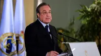 Presiden Real Madrid, Florentino Perez. (AFP/Pierre-Philippe Marcou)