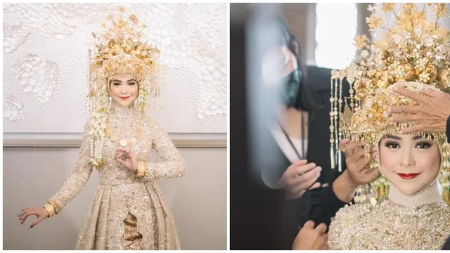 6 Potret Penampilan Ria Ricis dari Lamaran hingga Resepsi Pernikahan, Memesona