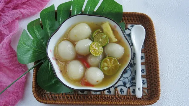 Ilustrasi manisan rambutan