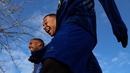 Pemain Timnas Prancis, Kylian Mbappe saat berlatih menjelang Kualifikasi Euro 2024 di Clairefontaine-en-Yvelines pada 21 Maret 2023. Mbappe akan memulai debut sebagai kapten Les Bleus pada 25 Maret 2023 saat melawan Belanda. (AFP/Franck Fife)