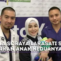 Soraya Larasati melahirkan anak keduanya dengan proses persalinan caesar.