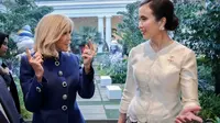 Menpar Widi Dampingi Ibu Negara Prancis Brigitte Macron Kunjungi Museum Nasional dan Candi Borobudur