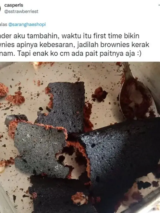 10 Potret Netizen Gagal Bikin Kue Ini Bikin Elus Dada, Beda dari Ekspektasi