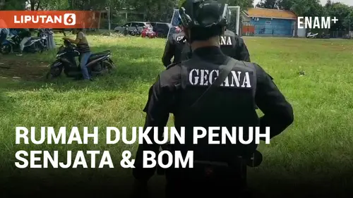 VIDEO: Tim Gegana Sisir Rumah Dukun di Ciputat