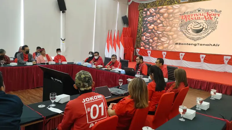 DPP PDI Perjuangan (PDIP) bakal menggelar Festival Kopi Tanah Air di Parkir Timur Selatan Senayan, Gelora Bung Karno (GBK), Jakarta Pusat, Jumat (27/5/2022).