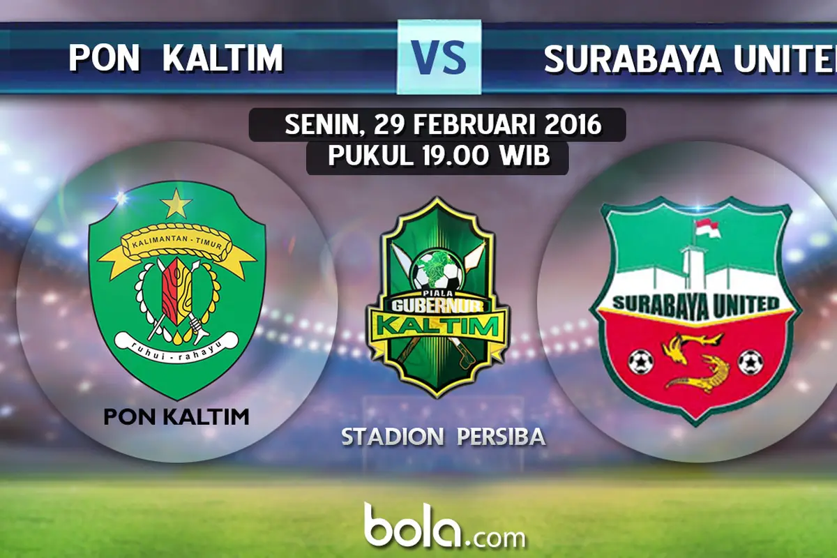 PON Kaltim vs Surabaya United (bola.com/Rudi Riana)