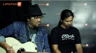 Boomerang membawakan salah satu lagu hitsnya yang berjudul Pelangi