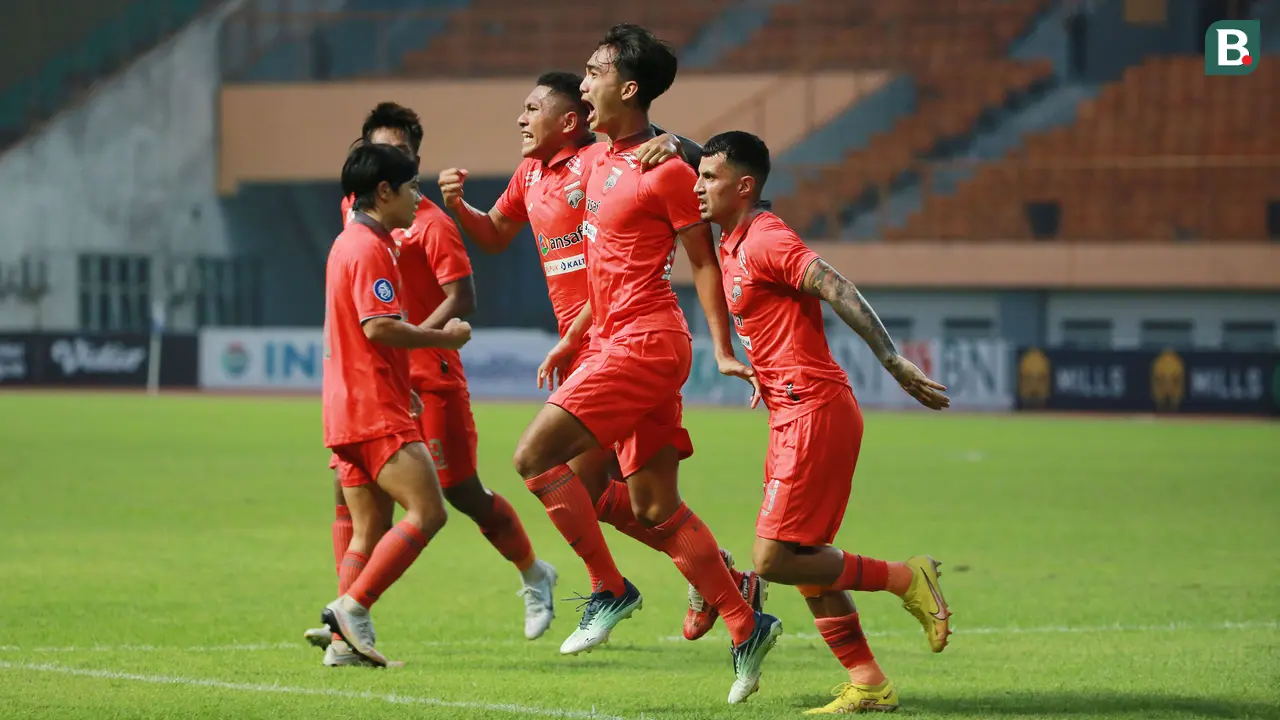Foto: Dramatis, Gol Injury Time Borneo FC Gagalkan Kemenangan Bhayangkara FC di Pekan ke-10 BRI Liga 1 2022 / 2023