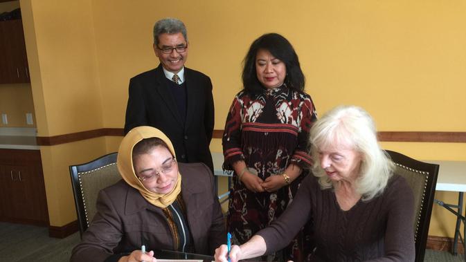 Delegasi Indonesia berkunjung ke Chicago dan Milwaukee, AS untuk menjajaki peluang kerja perawat Indonesia. (Dokumentasi Kemlu)