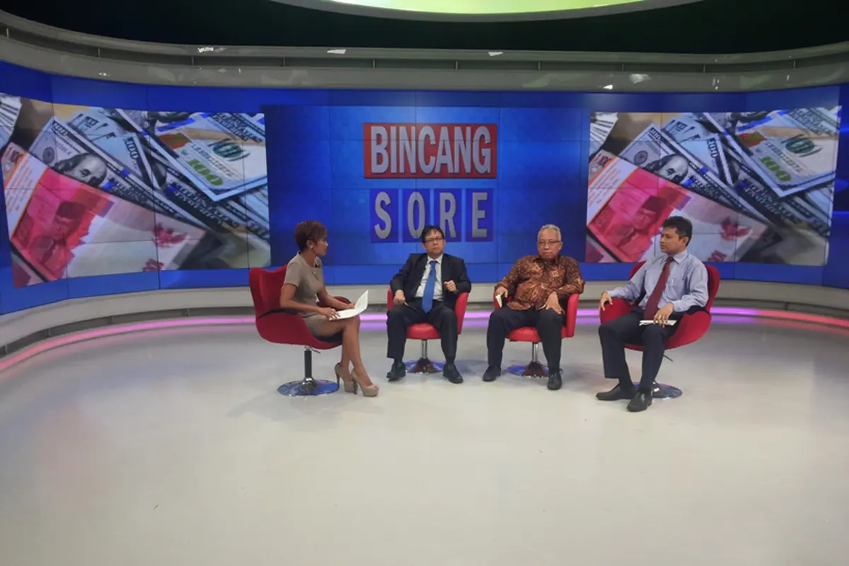 Bincang Sore 'Rupiah dan Nasib Ekonomi Indonesia' di Liputan6.com. (Liputan6.com/Nurseffi)