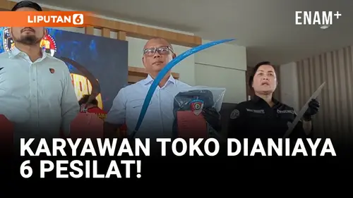 VIDEO: 6 Pesilat di Surabaya Aniaya Karyawan Toko Pakai Sajam!