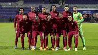 Ilustrasi Timnas Qatar. (AFP/Joe Klamar)
