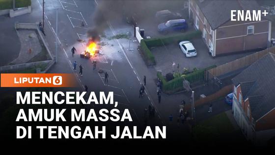 Penikaman Brutal Picu Amuk Massa di Irlandia Utara