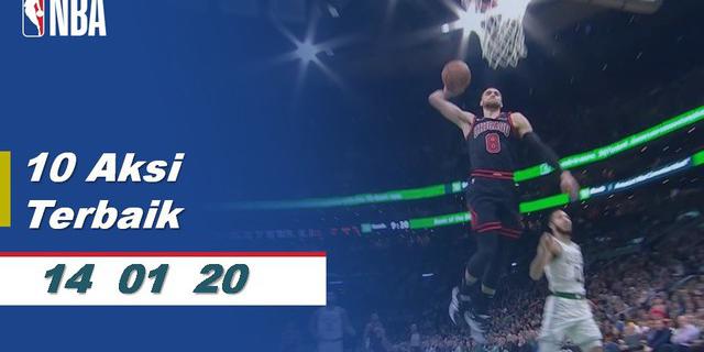 VIDEO: 10 Aksi Pemain Terbaik NBA 14 Januari 2020