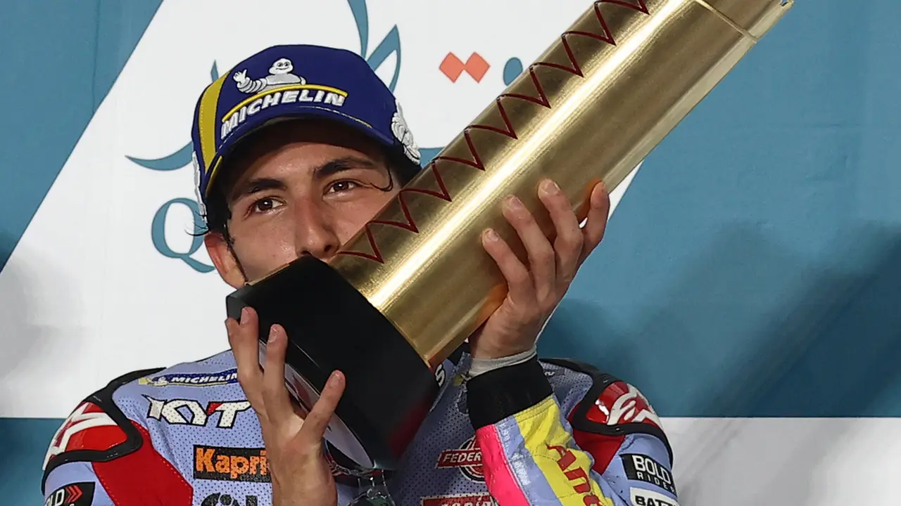 Foto: Enea Bastianini Juara di Seri Pembuka MotoGP 2022 Qatar, Gresini Akhiri Puasa Gelar 16 Tahun