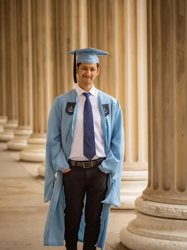Randi Bachtiar suami Tasya Kamila wisuda S2 Columbia University (Foto oleh @haristjio, Sumber foto: Instagram randibachtiar)