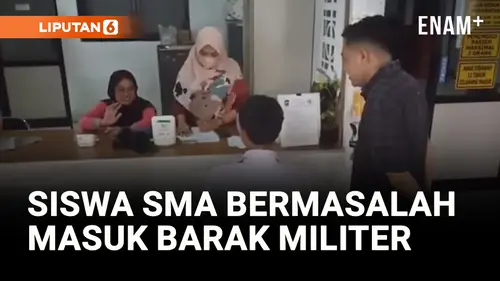 VIDEO: 30 Pelajar SLTA yang Bermasalah, Segera Masuk Barak Militer