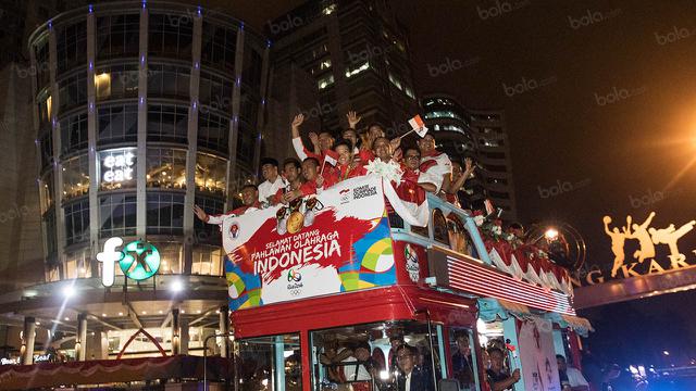 Arak-arakan Pahlawan Indonesia di Olimpiade 