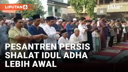 VIDEO: Pesantren Persis di Pasuruan Jawa Timur Shalat Idul Adha Lebih Awal