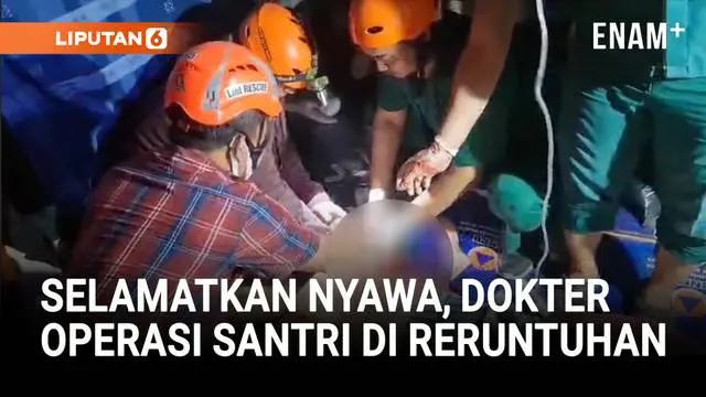 VIDEO: Bertaruh Nyawa, Dokter Lakukan Operasi Di Reruntuhan Musala