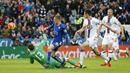 Penampilan gemilang Jamie Vardy pada awal musim  berdampak positif bagi Leicester dimana klub asuhan Claudio Ranieri ini sekarang berada pada posisi 5 klasemen sementara Liga Inggris. (Action Images via Reuters/Andrew Boyers)