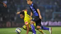Arema Cronus Vs Sriwijaya FC (Liputan6.com / Rana Adwa)