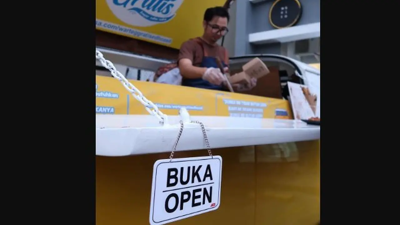 Bisnis Warteg Gratis Keliling, Terima Dibayar Pakai Rupiah, Dolar, dan Doa