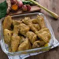 ilustrasi Resep Ayam Ungkep Bumbu Kuning/Chairunnisa/shutterstock