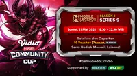 Tonton Keseruan Live Streaming Vidio Community Cup Season 5 : Mobile Legends Series 9, Jumat 21 Mei 2021