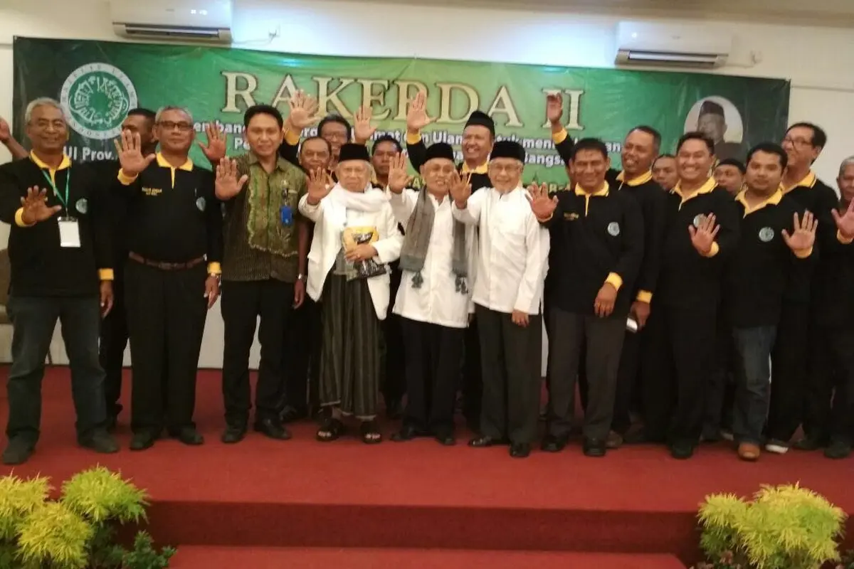 Ketua MUI Pusat, Ma'ruf Amin
