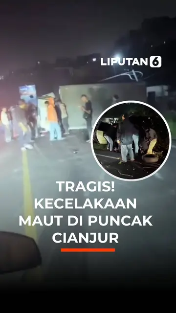 Tragis! Kecelakaan Maut di Puncak Cianjur